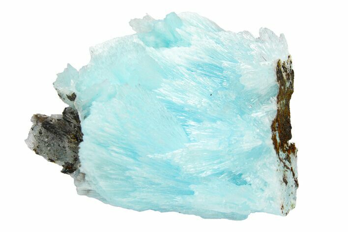 Blue-Green Aragonite Aggregation - Wenshan Mine, China #290990